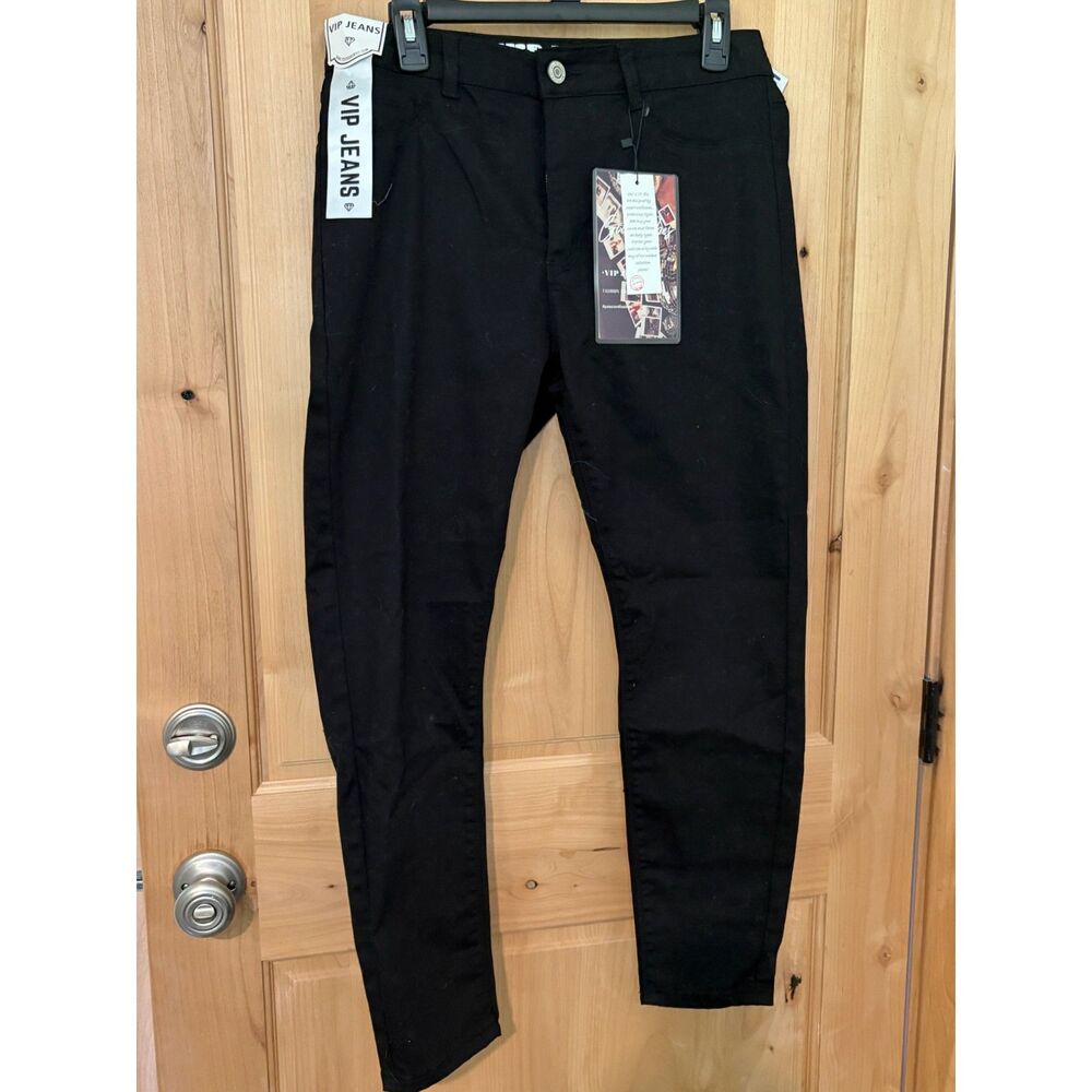 VIP JEANS Women's Sculpting Stretch Black Jeans, Size 13/31 NWT
